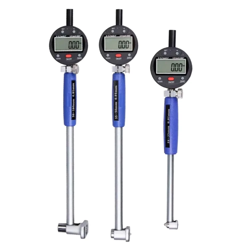 

DONG 0-12.7mm Inner Diameter Indicator 0.01mm/0.0005inch Resolution with Measuring Rod In/Metric Conversion Measuring Tool