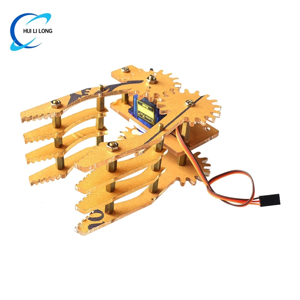 SG90 9g ترس التوجيه قبضة ميكانيكية مناور الملقط الاكريليك خياطة انتزاع متناظرة