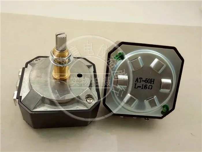 Taiwan made 16R ohm audio potentiometer attenuator AT-50HL 8 ohm 16 ohm potentiometer handle 30MM