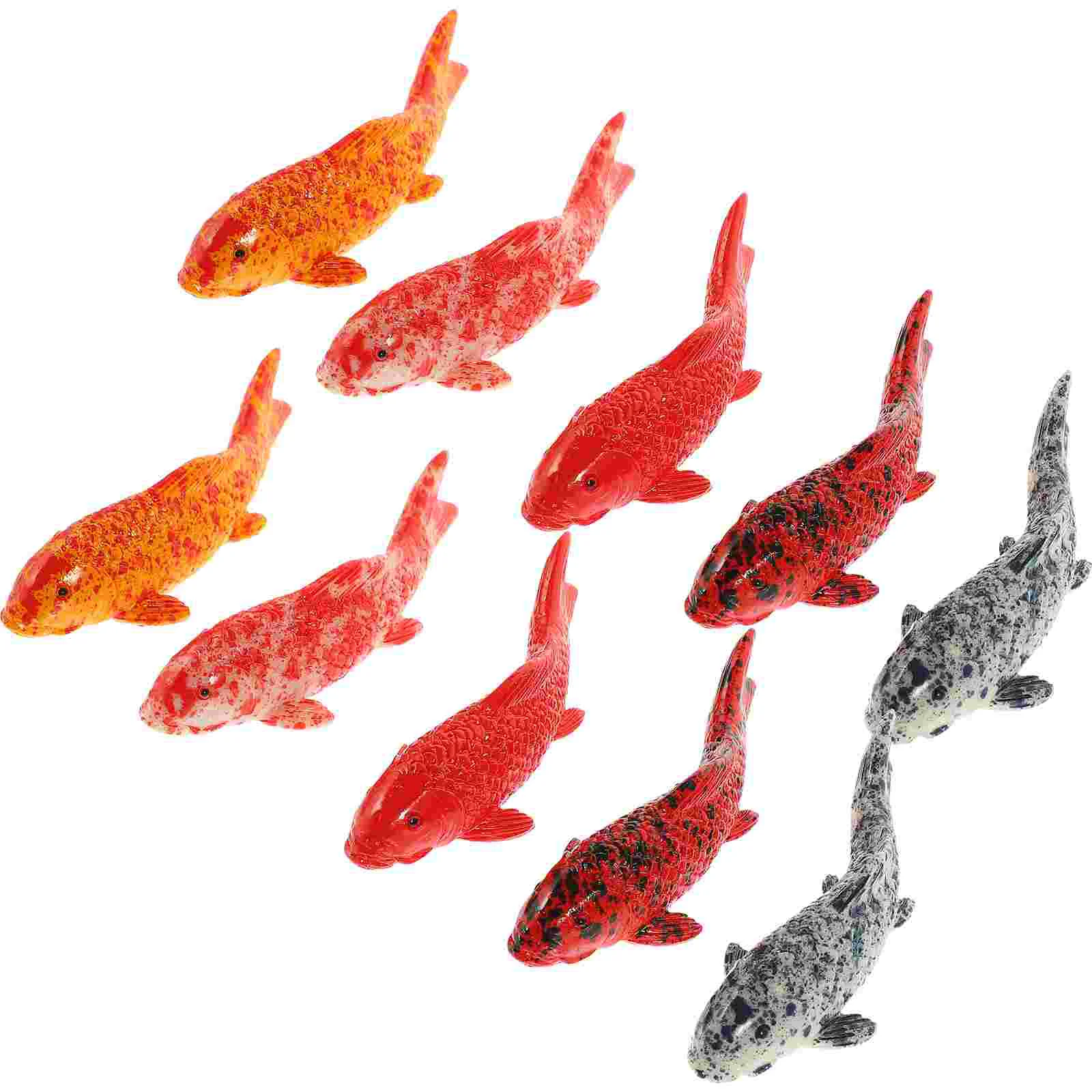 

20Pcs Simulated Fish Decoration Fish Tank Floating Fish Ornament Small Colored Fish Floating Decor fish figure