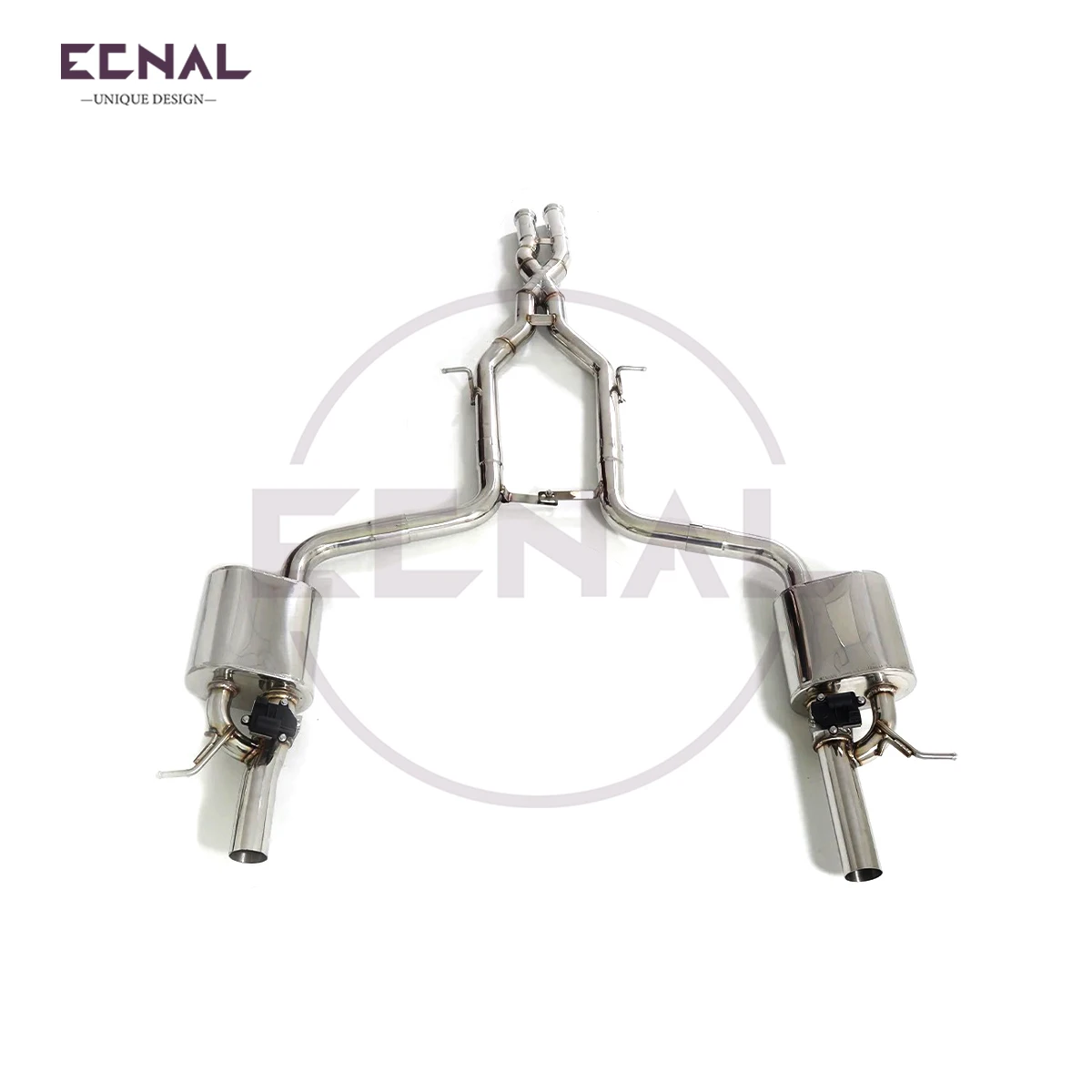 Ecnal Exhaust Catback with Valve Muffler for Mercedes Benz W219 CLS500 E500 CLS550 5.0L V8 Car Sport Exhaust Pipe