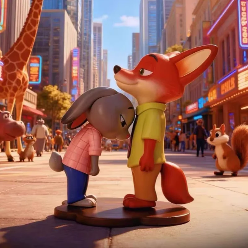 

Новая 52 игрушки Zootopia Best Duo Series слепая коробка Kawaii Judy Nick фигурка Коллекционная игрушка модная коробка-сюрприз рождественские подарки
