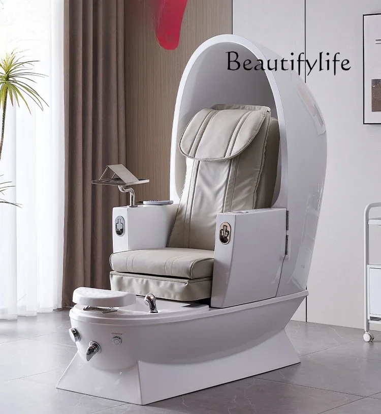 Space capsule manicure sofa  chair embroidery eyebrow tattoo foot chair multi-functional electricmassage foot bath