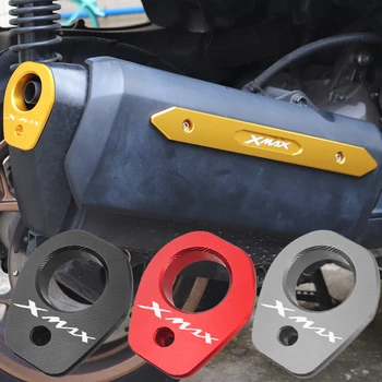 CNC Alumínio Exhaust Heat Shield Protector, Acessórios de Motocicleta, YAMAHA XMAX300, XMAX250, X-MAX, XMAX 300, 250, CNC