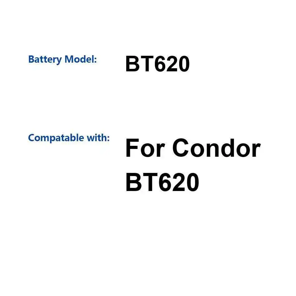 

Надежная батарея для мобильного телефона емкостью 4000 мАч для Condor BT620 большой емкости