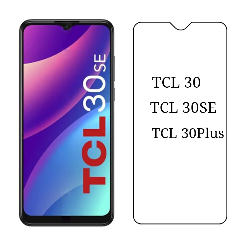 Tempered Glass For TCL 30 Plus 30+ 30Z TCL 30 SE LE XL 30se 305 306 205 305i Screen Protector Green Light Anti Blue Matte Glass