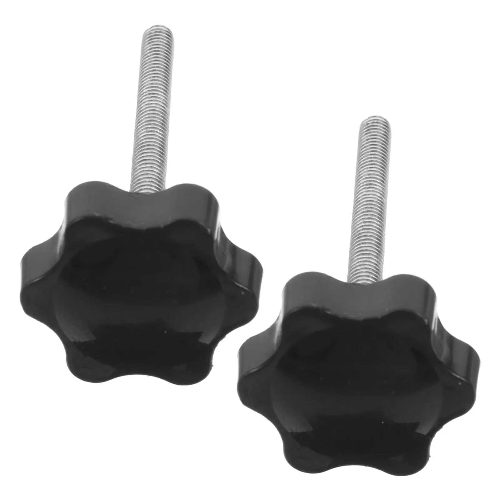 1Set M6 Star Knob Replacement for Drive Walkers Rollator Adjustment Handle Screw with Anti-Slip Rubber Pad Secure Tightening - view 5
