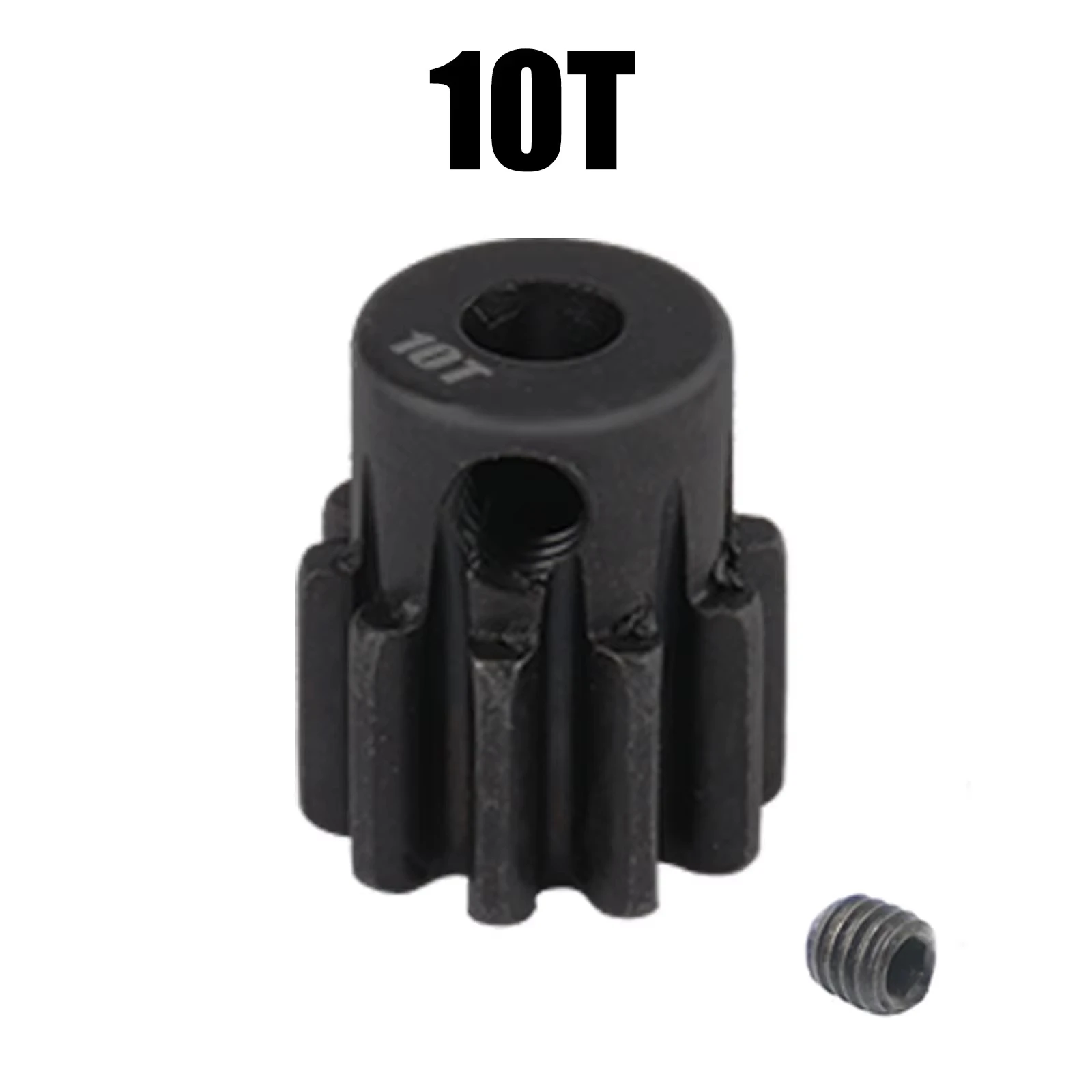 M0.8 3.175mm Gehärteter Stahl Metallzahnrad 10T 11T 12T 13T 14T 15T 16T 17T 18T 19T 20T 21T Motorgetriebe für 1/10 RC Auto Upgrade-Modifikation