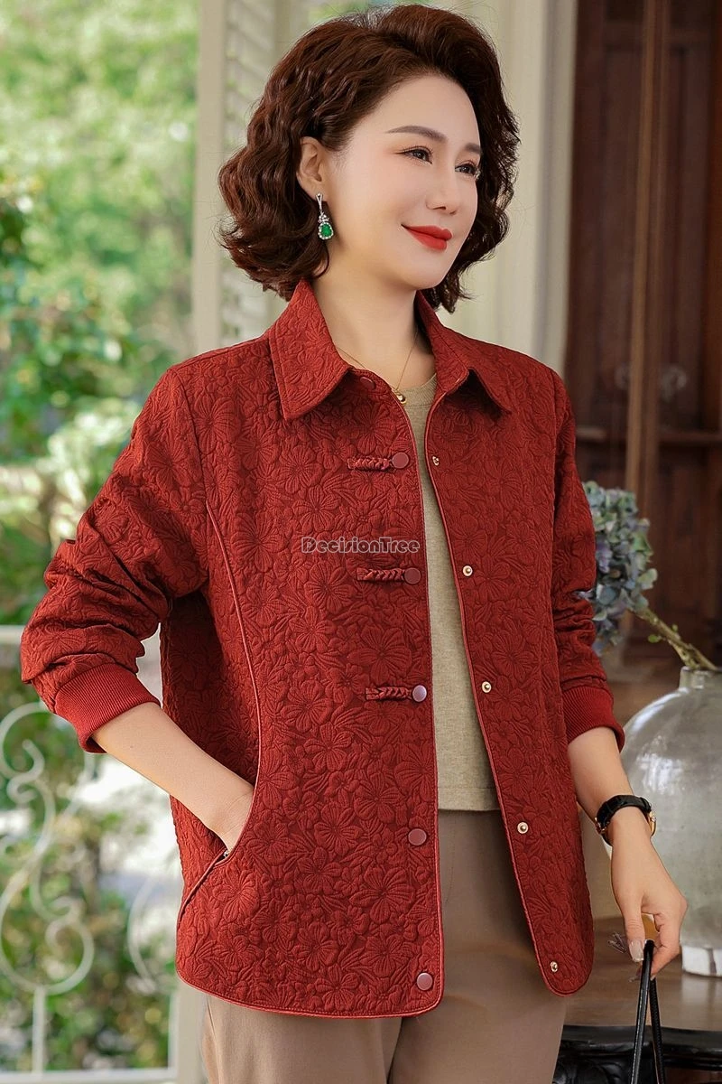 

2025 новое китайское повседневное женское пальто в стиле ретро, модное свободное и повседневное тонкое дизайнерское платье Cheongsam с длинными рукавами и пуговицами, костюм Тан, блузка t001