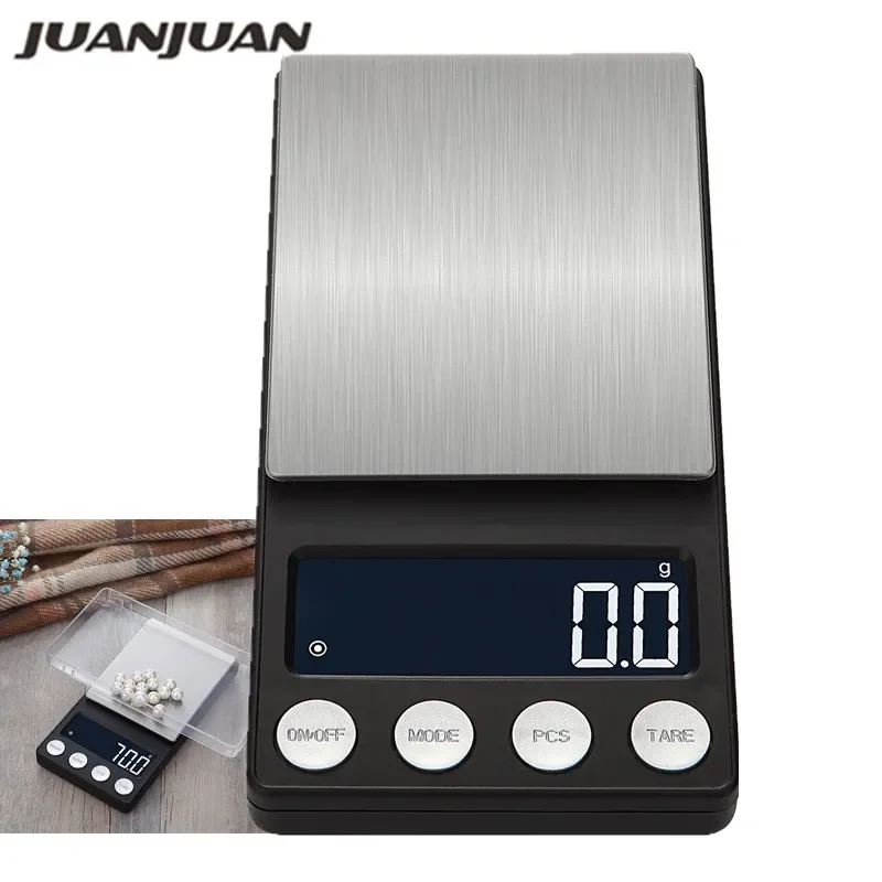 200/500g 0.01/0.1g Digital Scale Electronic Pocket Jewelry Weighing Scale LCD Display Jewelry Diamond Scales