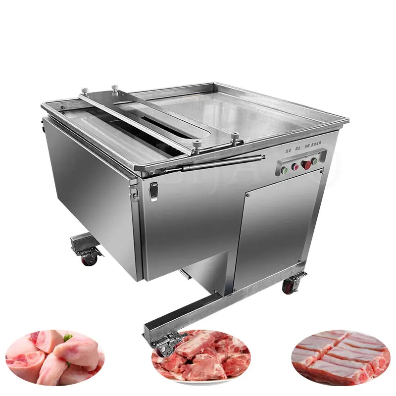 Commercial Cut Bone Chicken Duckmeat Freezing Food Slice Bovine Bone Pork Ribs Cutting Meat Products Processing Machine