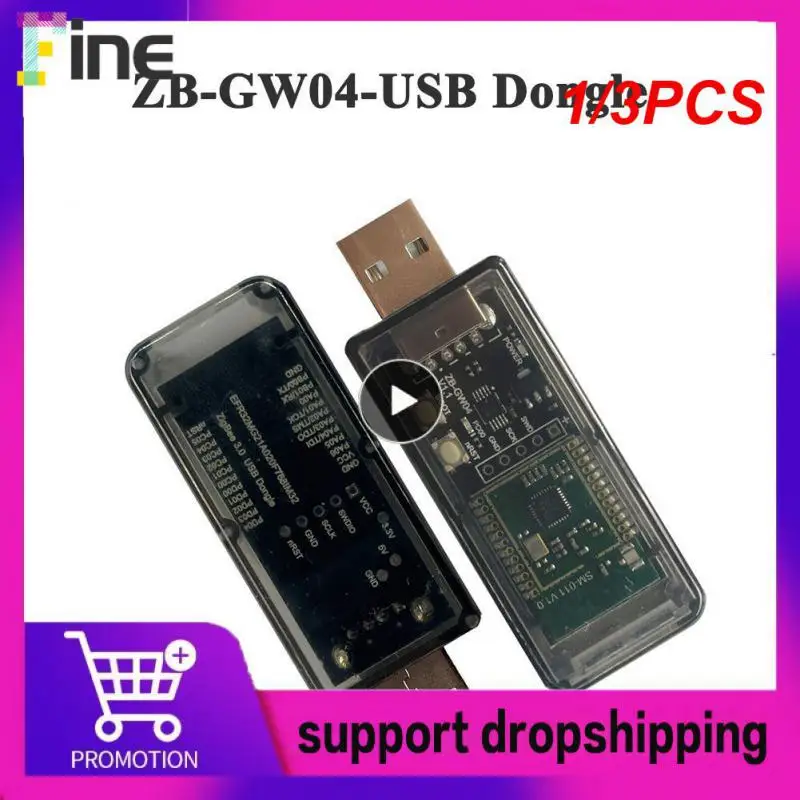 

1/3PCS 3.0 ZB-GW04 Silicon Labs Universal Gateway USB Dongle Mini EFR32MG21 Universal Open Source Hub USB Dongle