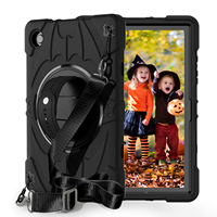 Case for Samsung Galaxy Tab A8 10.5 inch 2021 SM-X200 X205 with Stand Shoulder Strap Heavy Duty ShockProof Kids Tablet Cover