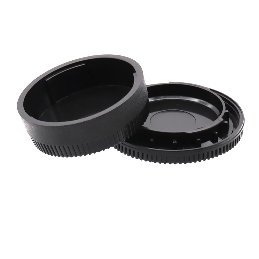 Tapa de lente trasera para Nikon F, juego de tapa de cuerpo de cámara, plástico negro, venta al por mayor