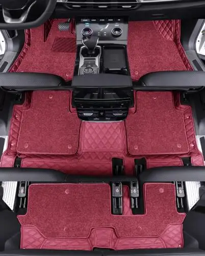 

High quality! Custom special car floor mats for Mercedes Benz GLB 35 AMG 2025-2020 7 seats double layers carpets for GLB35 2024