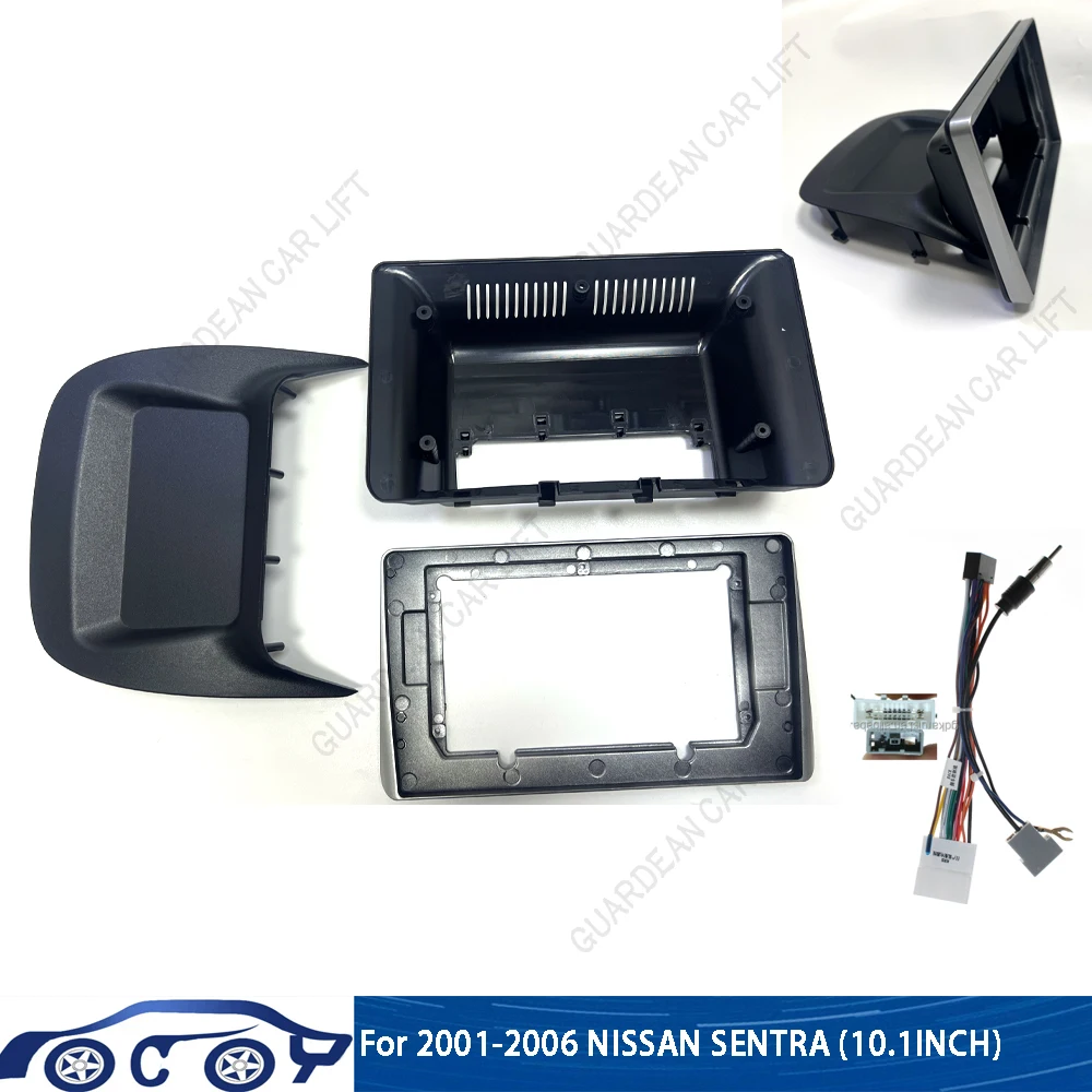 For 2001-2006 NISSAN SENTRA (10.1INCH) Car Radio Fascias Android GPS MP5 Stereo Player 2 Din Head Unit Panel Dash Frame Installa