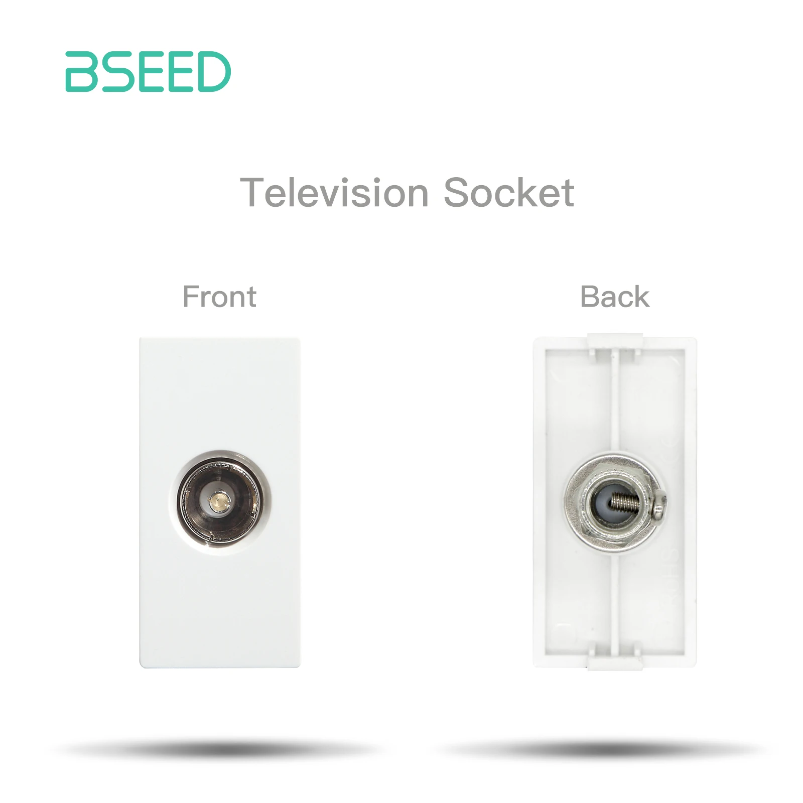 BSEED Muur Internet Cat5 Socket Plastic Frame Onderdelen USB Charge Port TV Satelliet Interface Functie DIY Combinatie