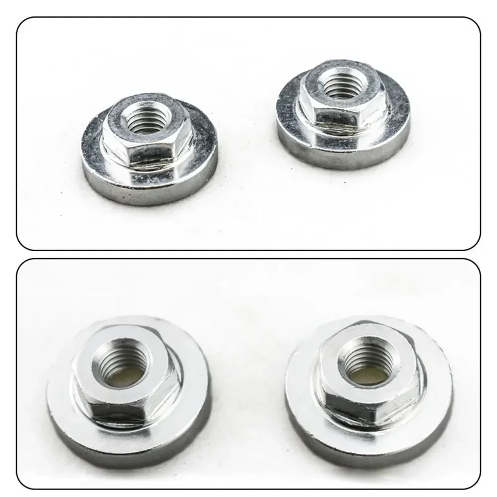 1Pc M14 Hexagon Flange Nut For Angle Grinder Disc Quick Change Locking Flange Nut Quick Release Power Tools Accessories