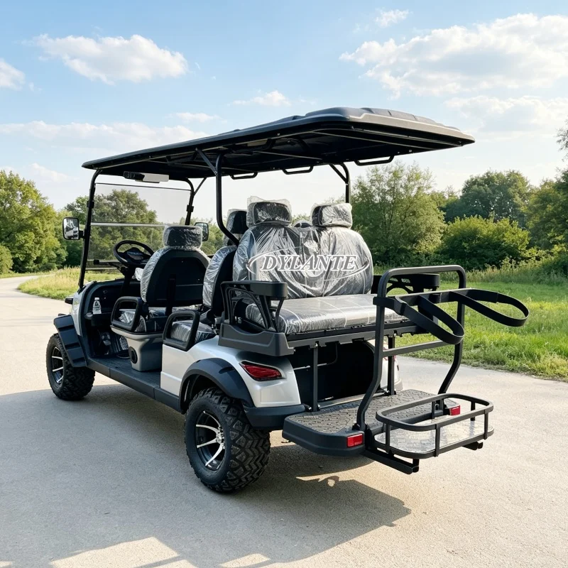 4 6 Person Electric Golf Buggy Lithium Battery Long Range Off Road Golf Cart Suitable For Scenic Area Shuttle Service
