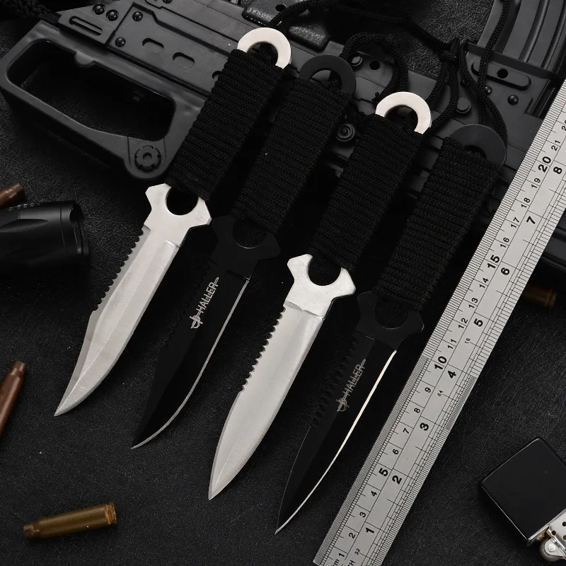 New wild high hardness sharp tactical outdoor knife portable wilderness survival non-folding survival knife