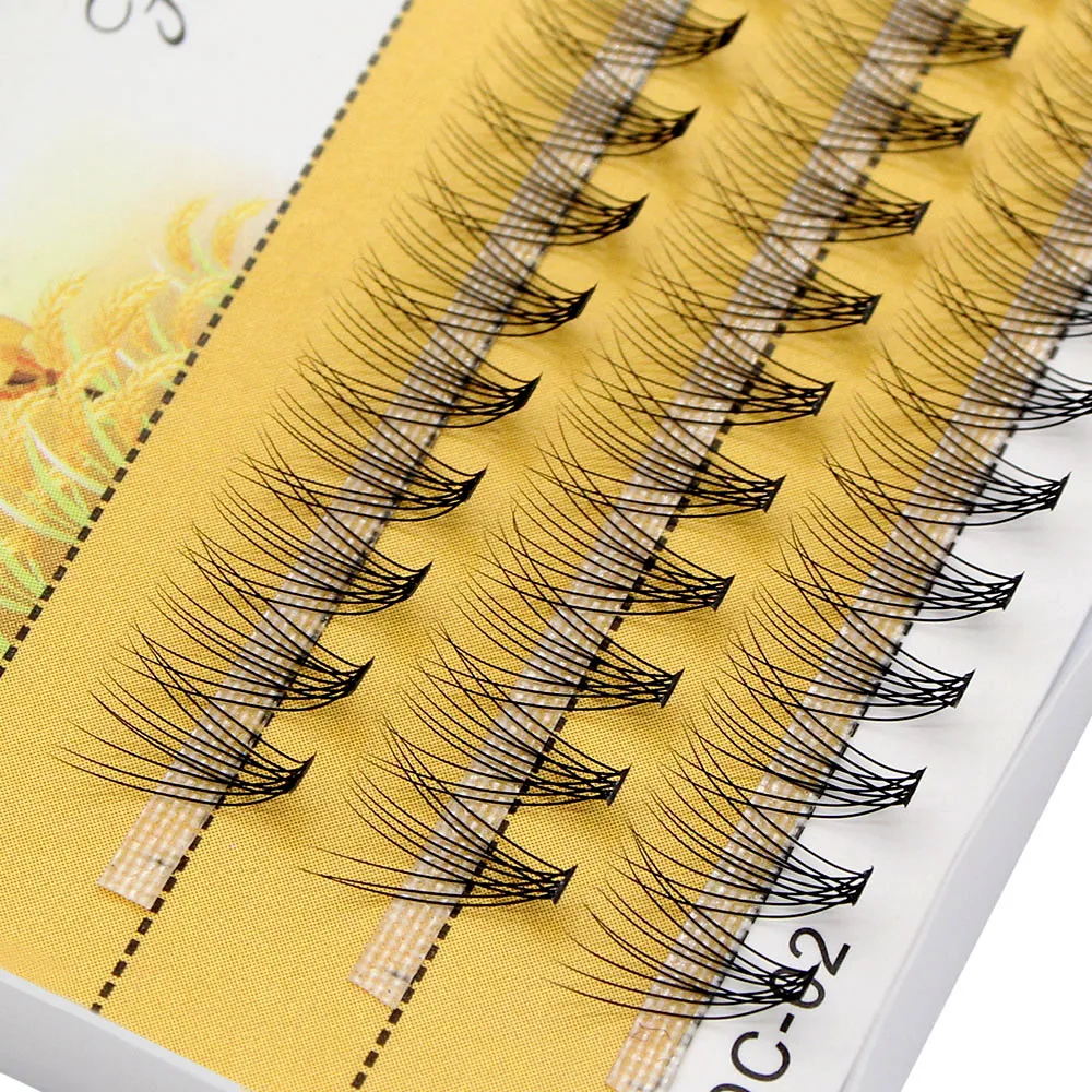 60 Bundles/box 10D Individual Cluster Eyelash Extension Natural Russia Eyelashes Cluster Makeup Tool For Fake Eyelash False Lash