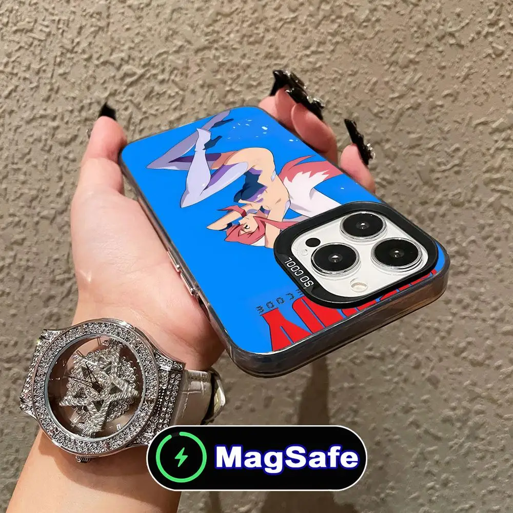 حافظة هاتف محمول بيردي مايتي لهاتف آيفون 16 15 14 13 12 11 برو ماكس بلس MagSafe طباعة ملونة شفافة فاخرة جميلة