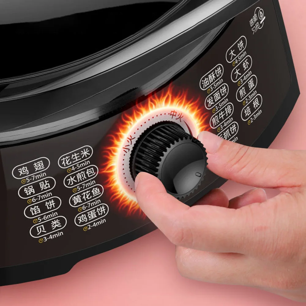 آلة الفطائر الذكية على الوجهين التدفئة الكهربائية مقلاة خبز صانع الكريب Elektrische Pfanne #1