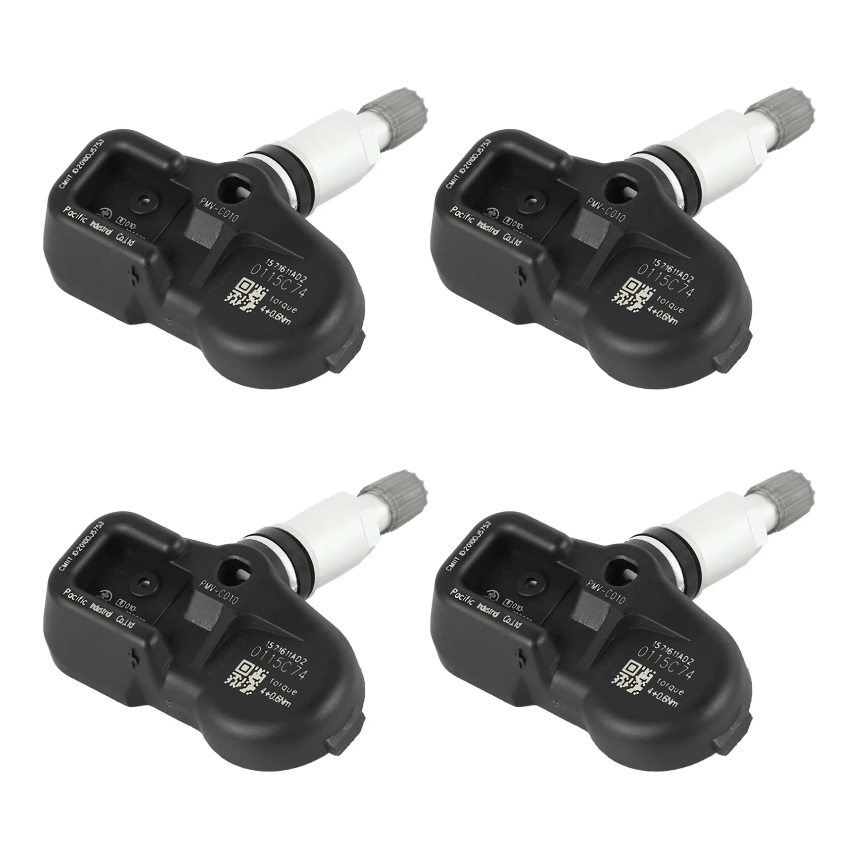 

4PCS 42607-06020 TPMS PMV-C010 Tire Pressure Sensor for Toyota