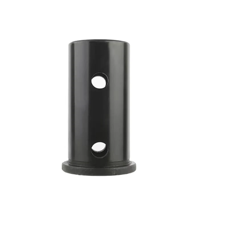 Custom machined black engineering plastic with hole positioning sleeve Equipment shafting / rod fixing bushing