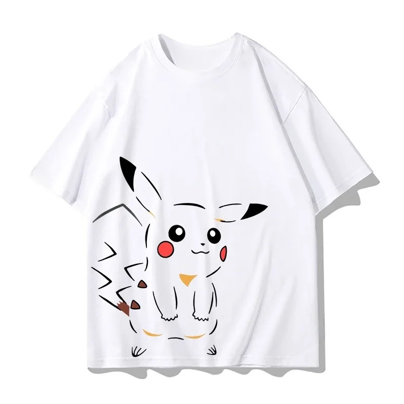 

Pokémon Anime T-shirt Men and Women Casual Cartoon 3D Printed T-shirt Short Sleeve Round Neck