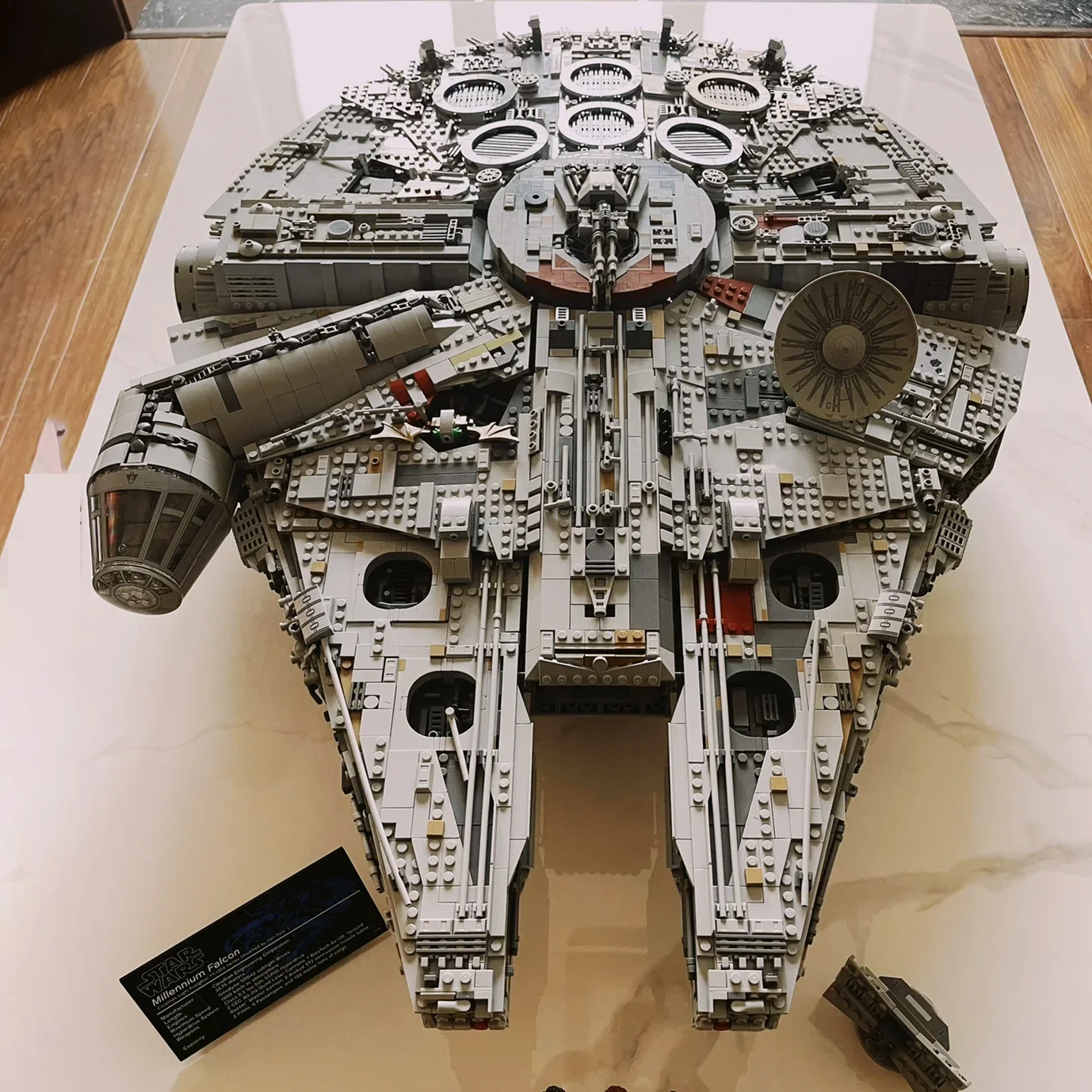 MOC-Star Plan Building Blocks para Crianças, Millennium Falcon, Navio Destruidor, Modelo de Puzzle, Movie Game, Dirigível, Brinquedos Presente, 7541PCs