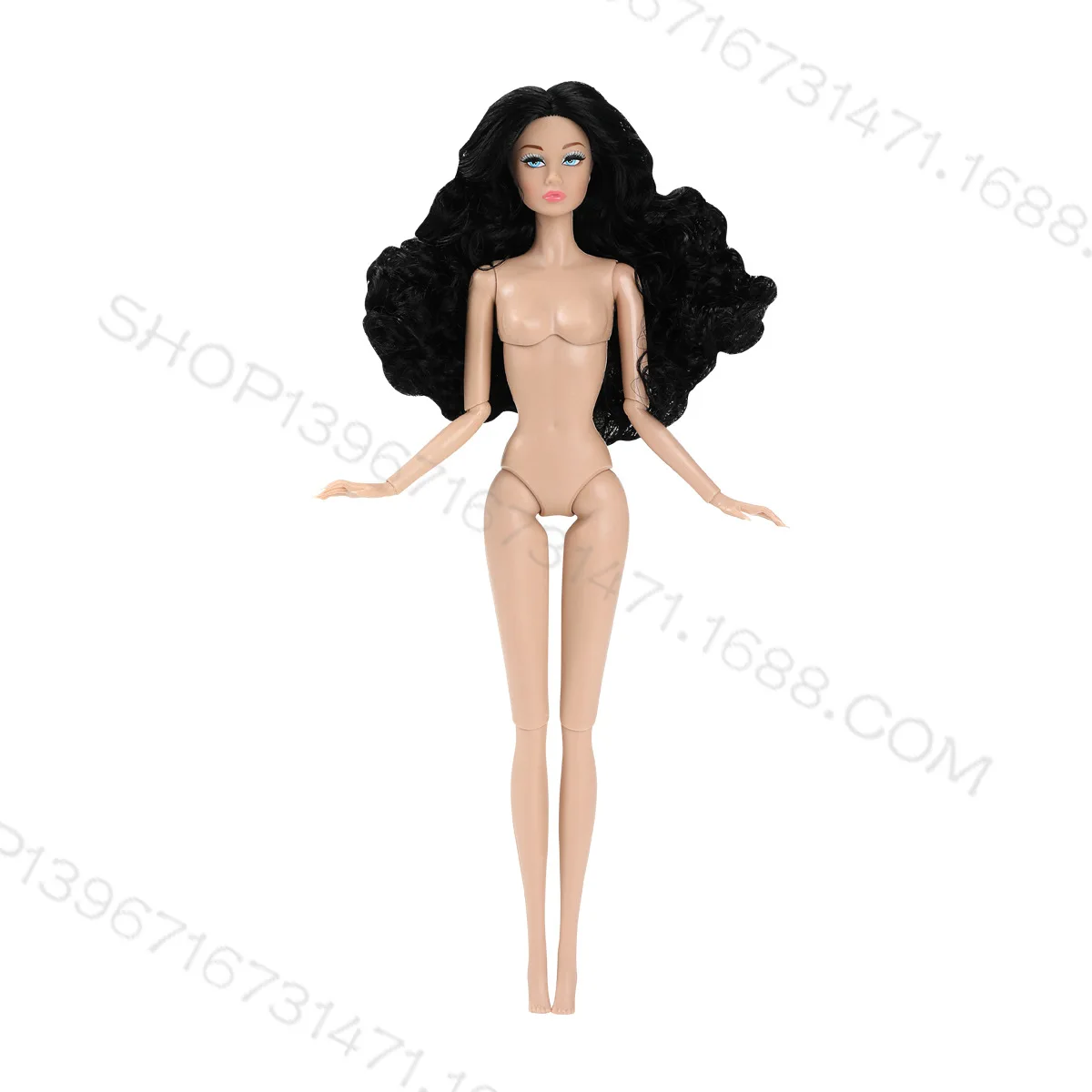 Medium Micro-roll Advanced Supermodel Doll Plain Baby Head Naked Baby Six-point High-quality Girl Toy Doll