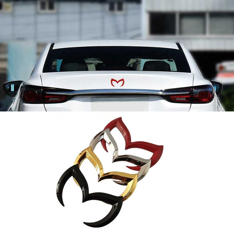 【セール中】3Dメタルバットバッジステッカー,マツダ2, 3, 6, 8,アテンザ,CX-30, CX-50, CX-60, MX-5, CX-3, CX-5, CX-7,,用ステッカー,カースタイリングアクセサリー