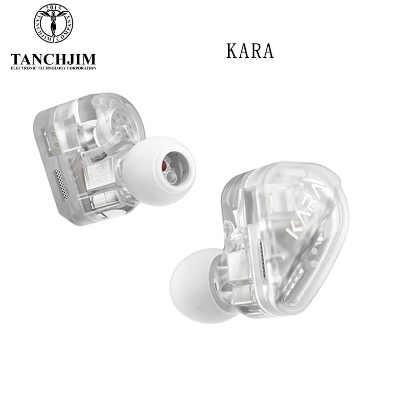 Tanchjim KARA Earphone 1DD 4BA Hybrid Drives In Ear Earphones Monitor With Replaceable Cables IEM s Earbuds