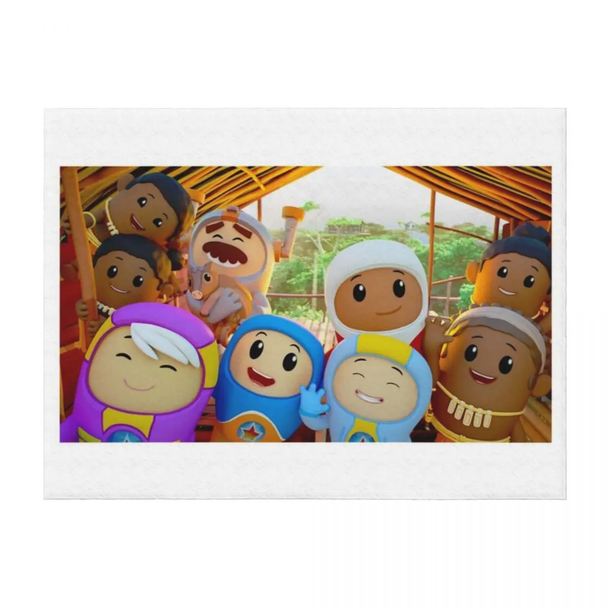 

Go Jetters Throw Blanket Loose For Decorative Sofa Cute Retros Blankets