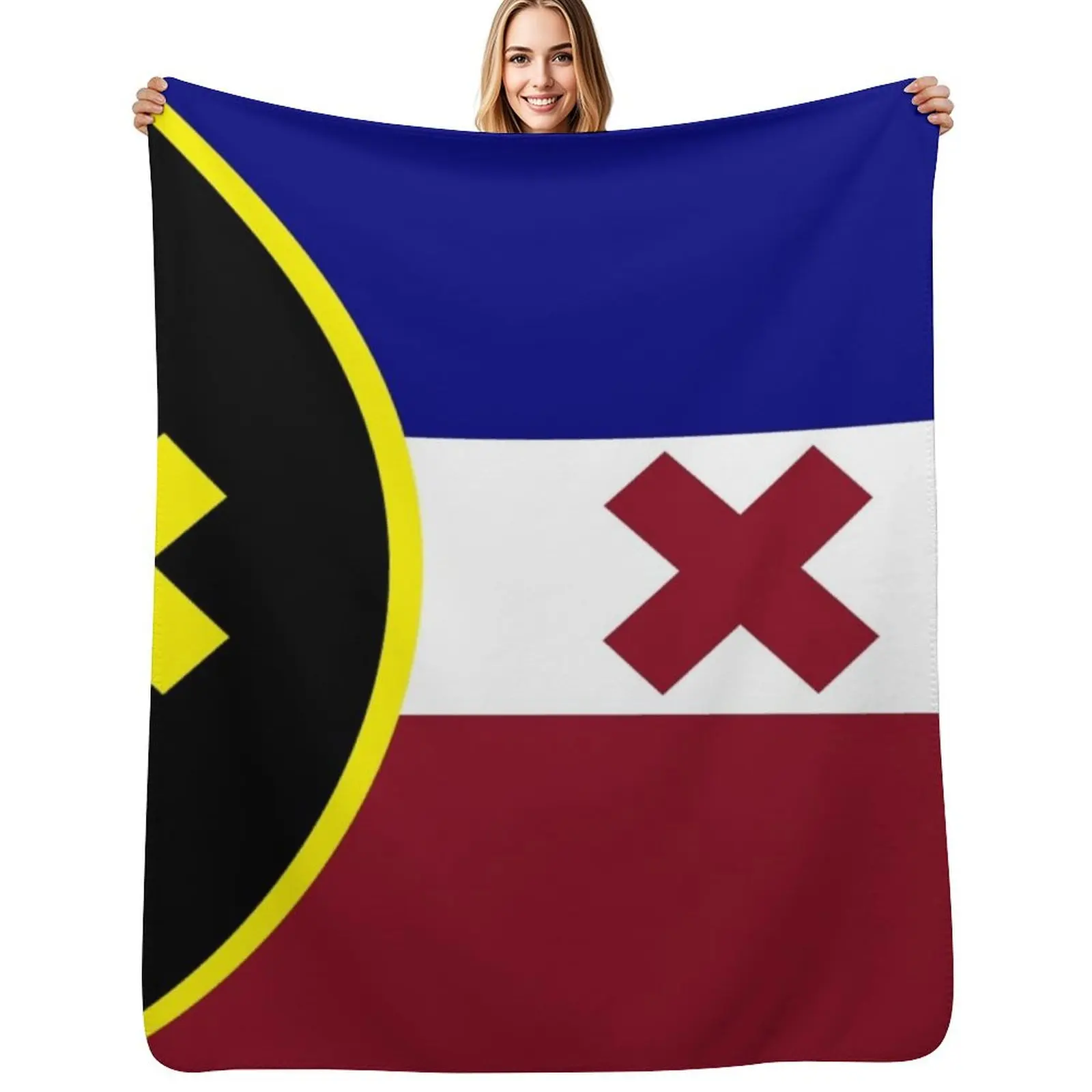 L'Manberg Dream SMP Flag Throw Blanket Lightweight Cozy Blanket for Bed Sofa