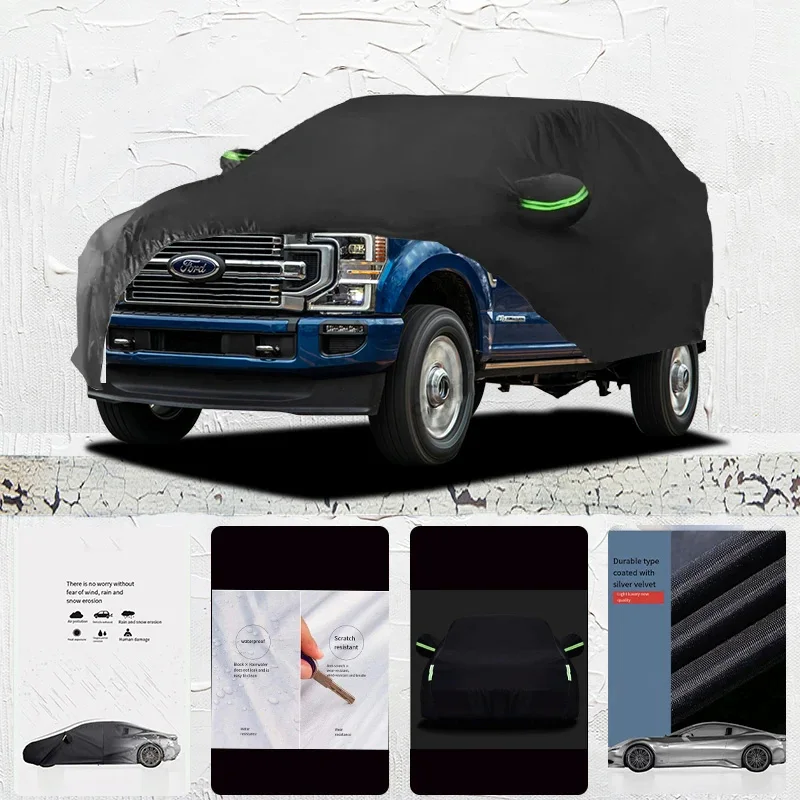 

For-Ford-F350-fit-Outdoor-Protection-Full-Car-Covers-Snow-Cover-Sunshade-Waterproof-Dustproof-Exteri