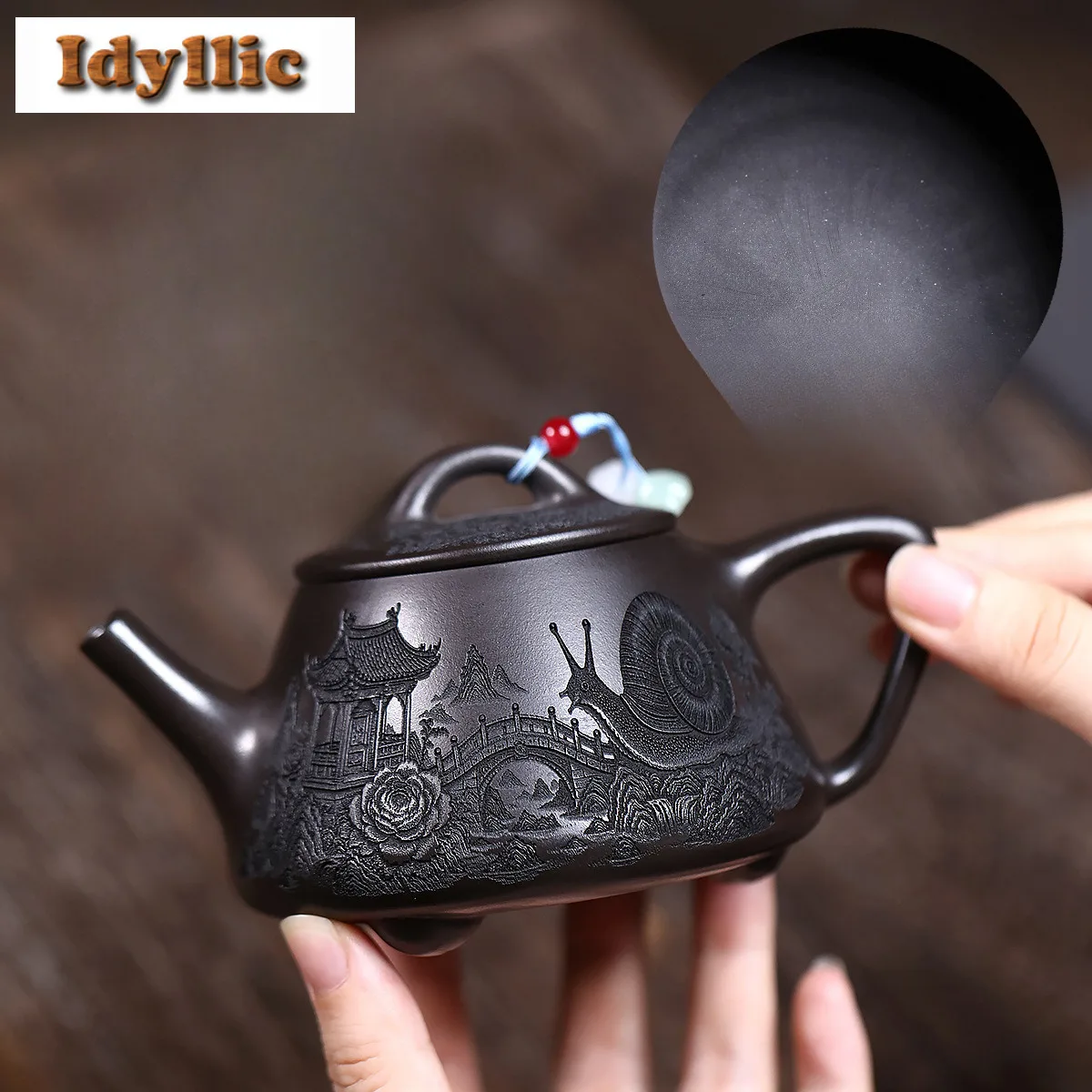 

240 мл классические чайники из фиолетовой глины Исин, камень ручной работы, совок, горшок из необработанной руды, желтый грязевой чайник с фильтром, чайный сервиз Zisha для