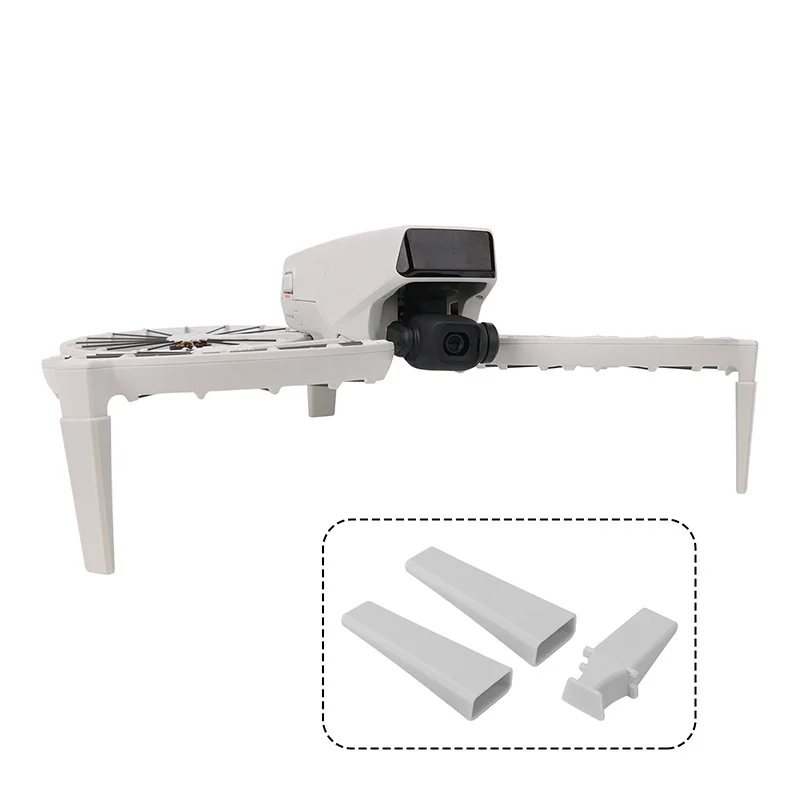 For DJI Flip Drone Increased Heighten Landing Gear Anti-wear Protective Foot Cover Body Support Leg Guard Bracket Accessories ﻿