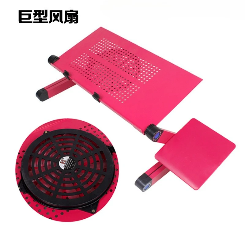 

Стол для ноутбука, на кровати, лежащий плоский в общежитии, складной ленивый кронштейн для рассеивания тепла из алюминиевого сплава