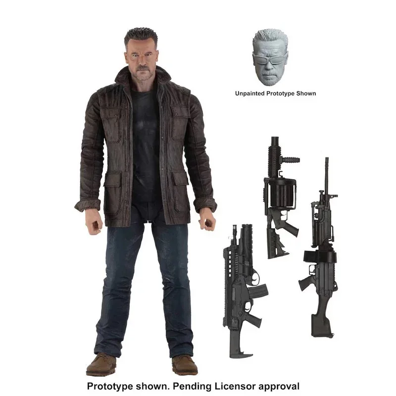 NECA 7 بوصة المنهي 2 يوم الحكم T-800 سارة كونور أرنولد شوارزنيغر عمل الشكل تحصيل نموذج لعبة