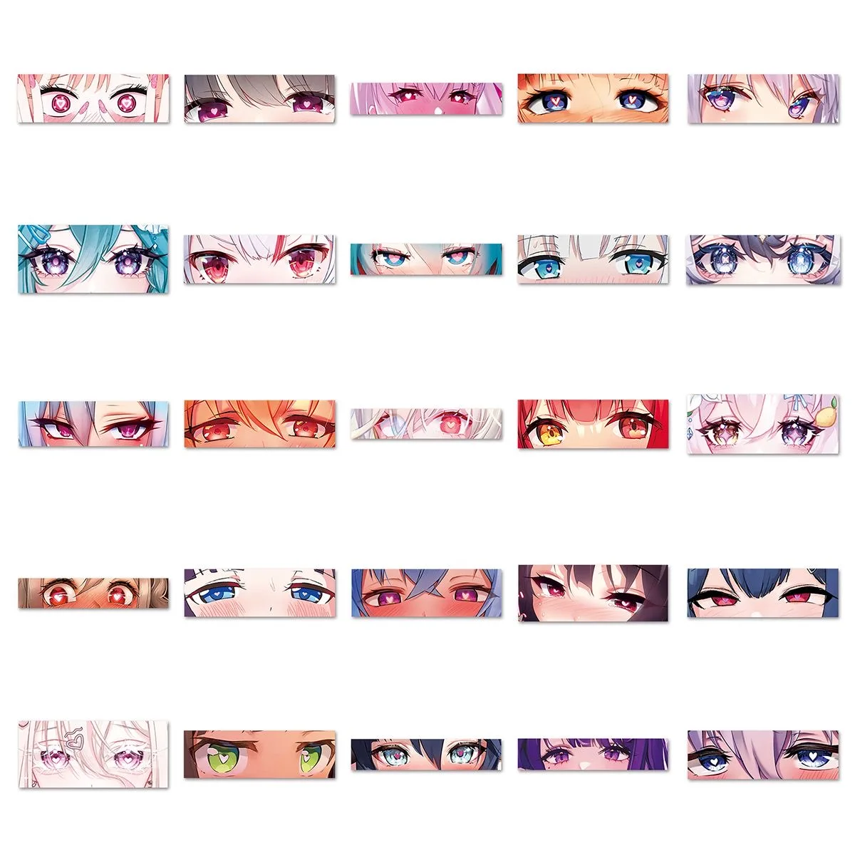 Косплей50, два юаня, анимация глаз, креативный ноутбук, украшение для мобильного телефона, водонепроницаемые наклейки из материала для компьютерного аккаунта