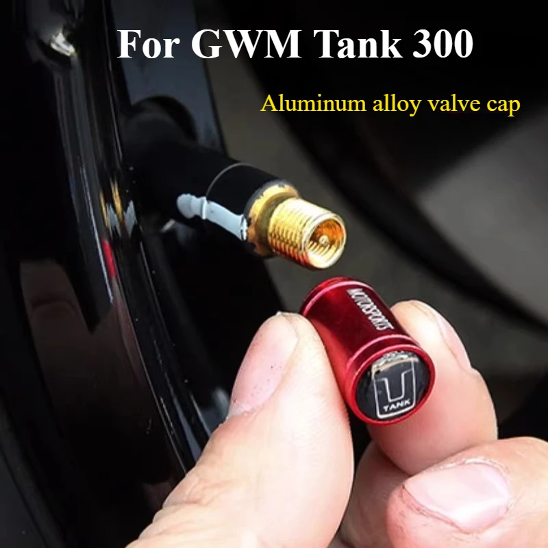 

4Pcs Car Styling Aluminium Alloy Wheel Tire Valve Cover Caps Auto Accessories For GWM Tank 300