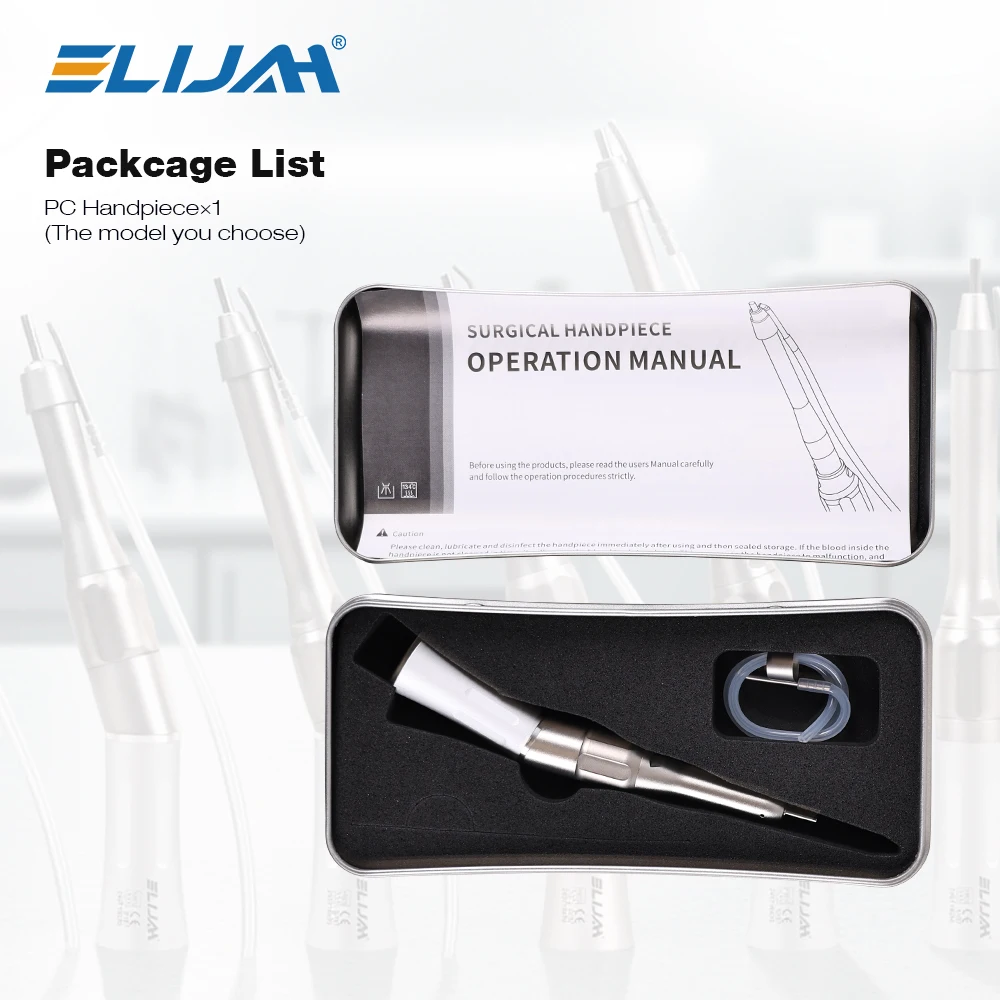 Dental Surgical Handpiece 20 Degree Angle Micro Surgery Straight Handpiece 1:1 Direct Drive Dental Surgical Osteotomy Handpiece