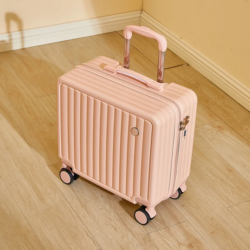 18 インチ旅行荷物航空会社かわいいスーツケースパスワードボックスサイレントホイール軽量シャーシマウントユニバーサル
