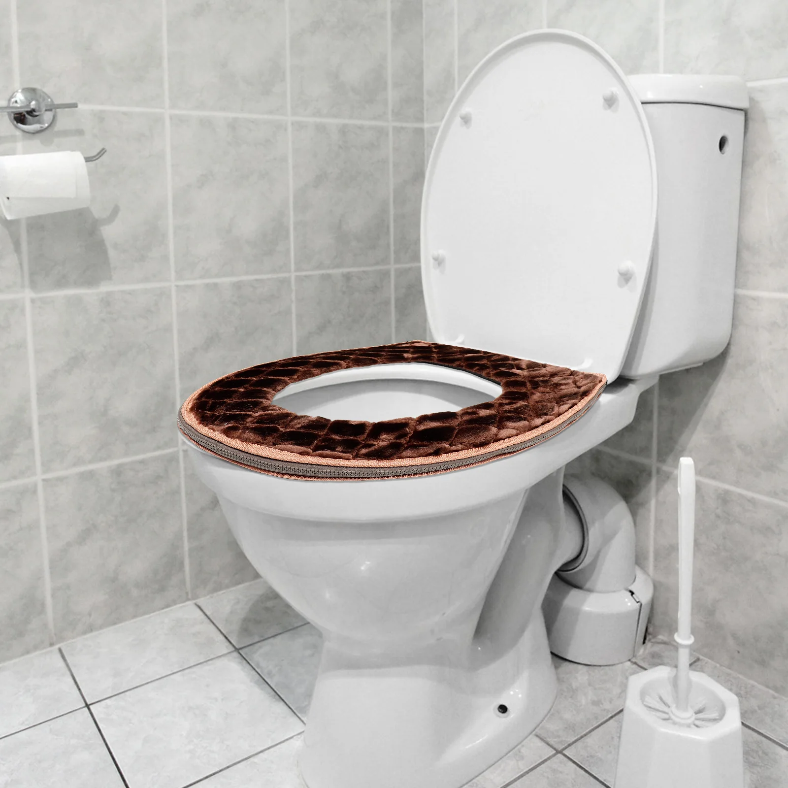 

1pc Thickened Toilet Seat Cushions Soft Comfortable Washable Reusable Suitable Home Bathroom Toilet Accessories