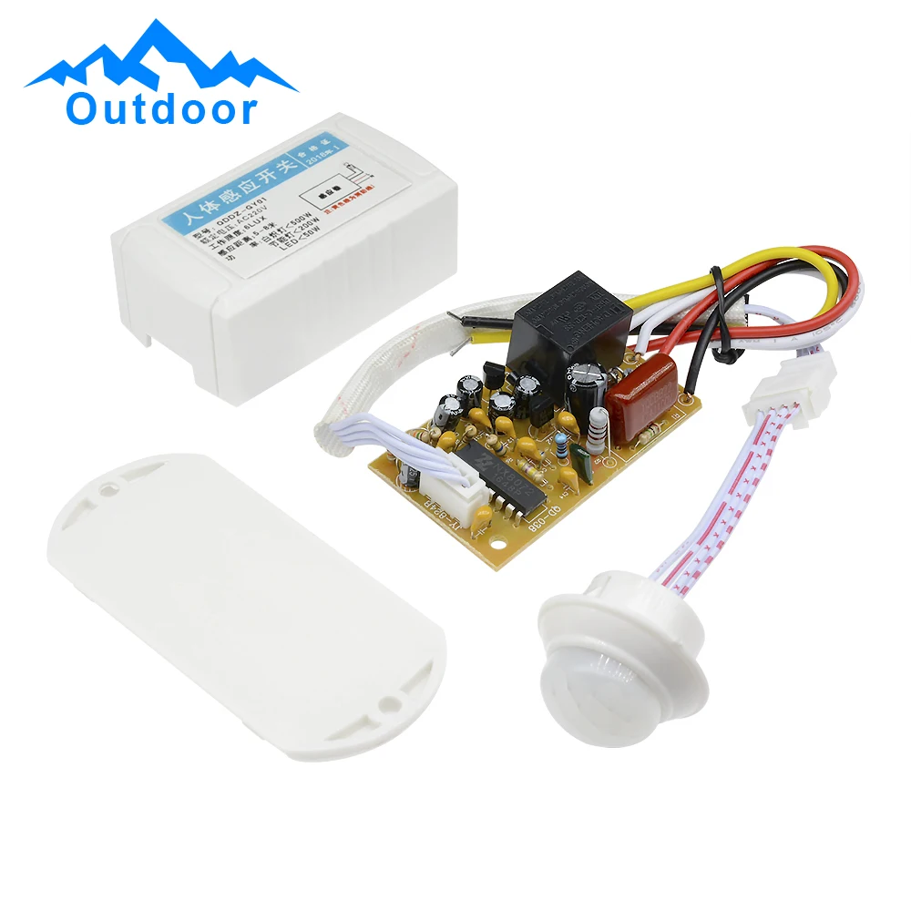 مفتاح مستشعر PIR ، كاشف تحريض جسم الإنسان بالأشعة تحت الحمراء بالأشعة تحت الحمراء ، وحدة تحكم ، من من من من من-من-من-من