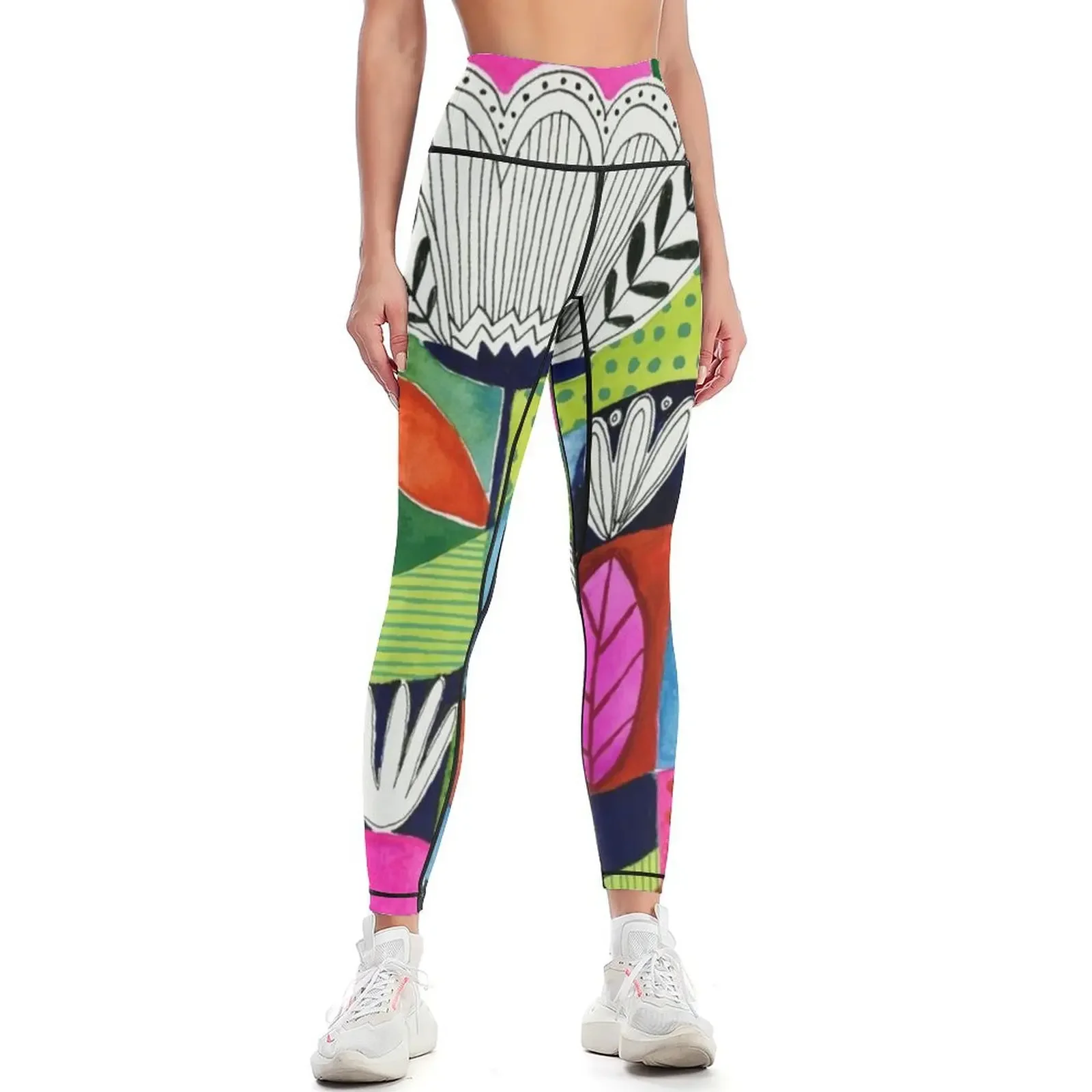 Tulip Jungle Leggings sports shirts gym Golf wear Fitness clothing gym top Womens Leggings