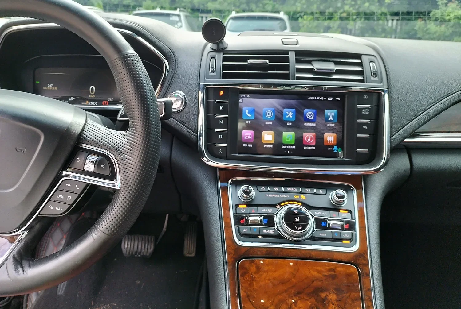 Stile Schermo Verticale Android Autoradio Lettore DVD per LINCOLN Continental 2017-2019 Navigatore Unità Principale Lettore DVD per Auto