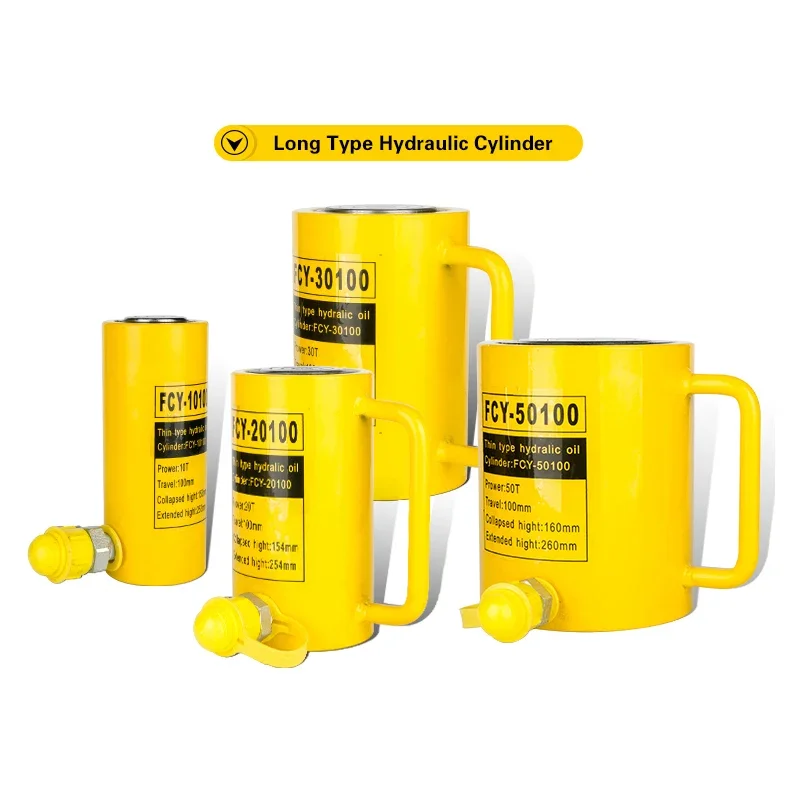 1Piece Long Type Hydraulic Cylinder FCY-30100 Hydraulic Jack with Output of 30T, Stroke of 100mm